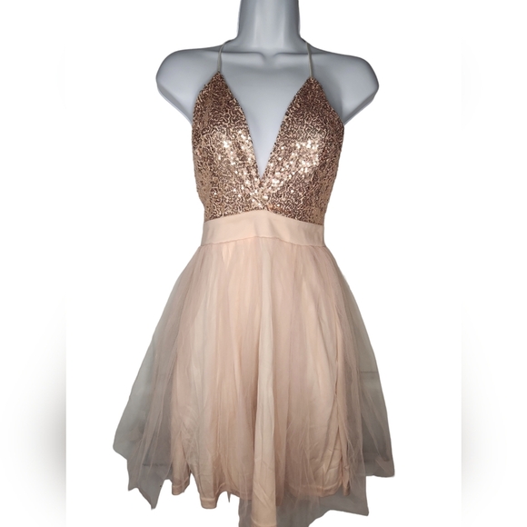 Fairycore Pink Dress w Crinoline Small - Picture 1 of 3
